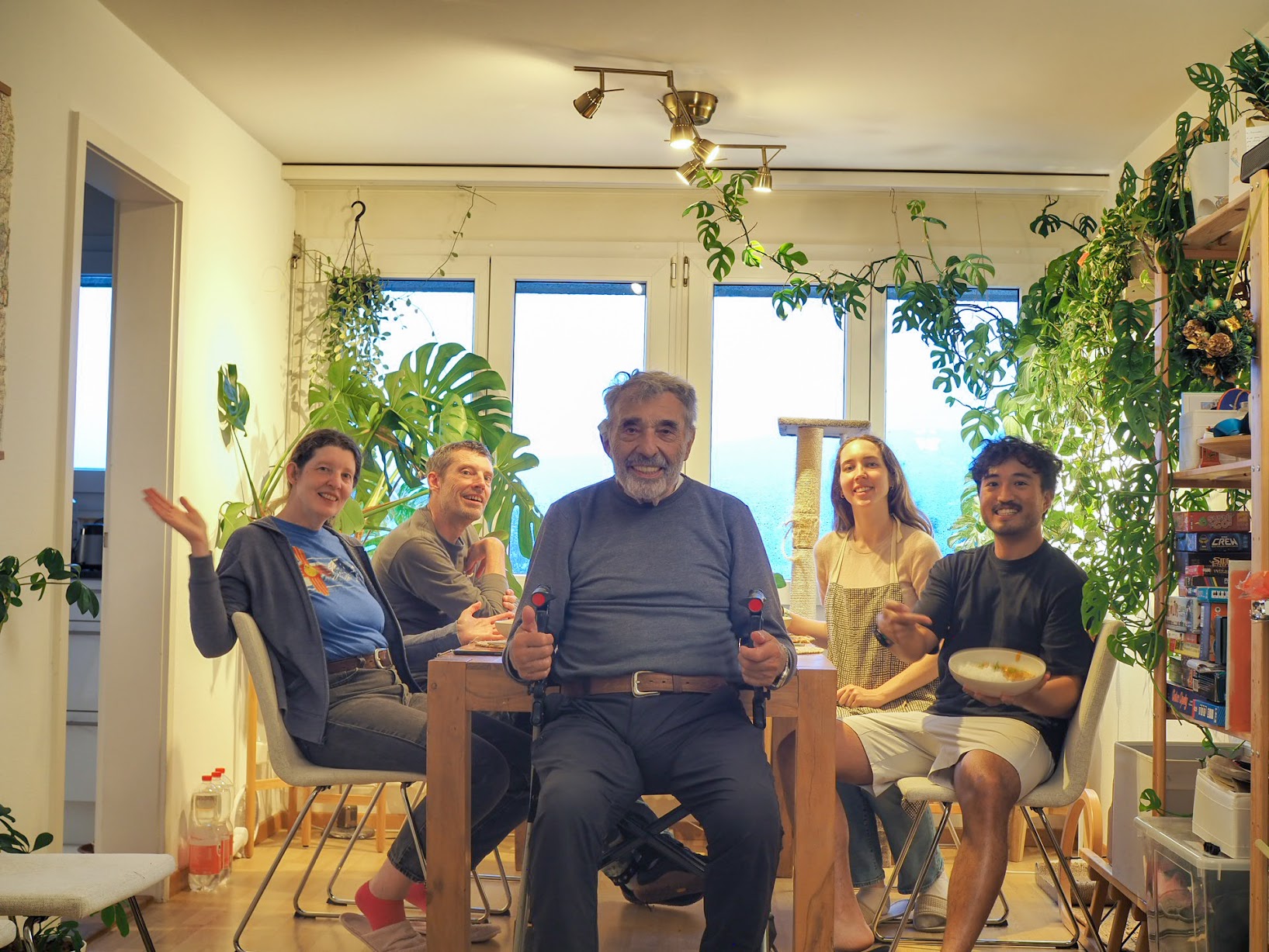 Opa in Swiss Apartment