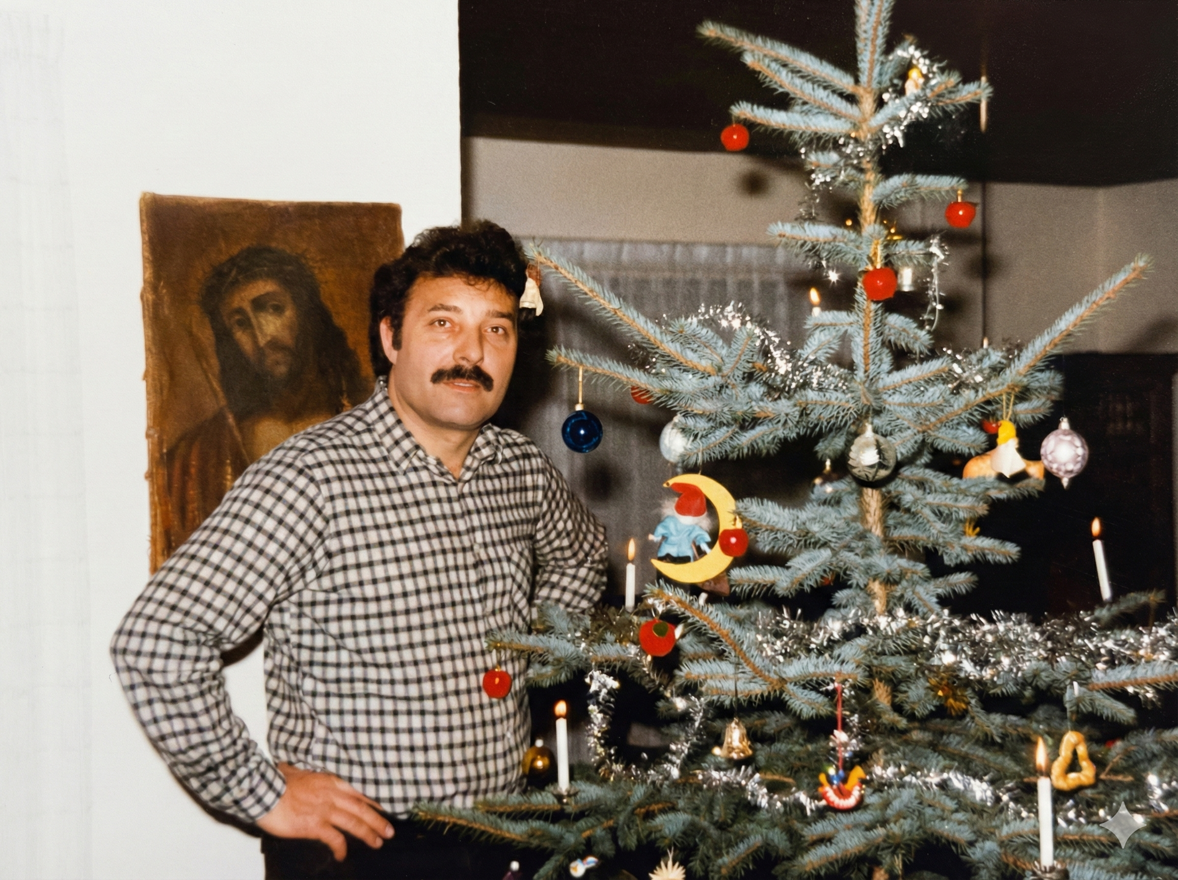 Young Opa at Christmas